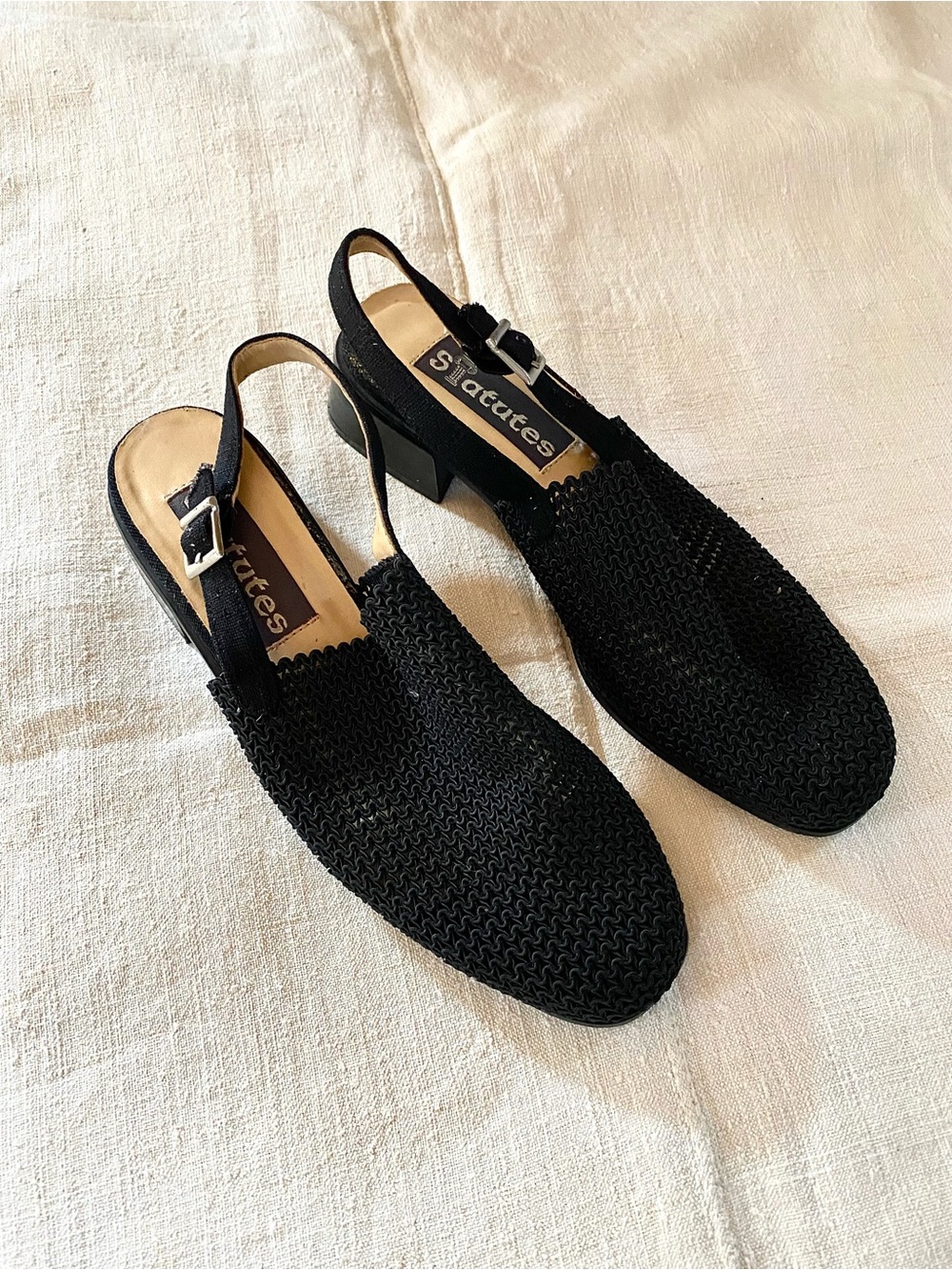VTG Mesh Slip-On Heel Strap Sandals
